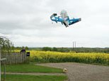 Amazon makes first delivery by drone in the UK - dropping a parcel the size of a shoebox into customer's front garden