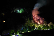 Nächster Waldbrand: 100 Feuerwehrleute kämpften gegen Flammen