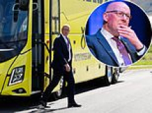 John Swinney rocked by poll setback that could kill his referendum dream - SNP predicted to fall short of majority, new analysis reveals