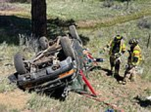 Distraught five-year-old orphan spent a DAY in wrecked truck after crash that killed both her parents