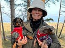 'No one can believe it': Real story behind school nurse who snapped and stabbed her estranged husband after he had her dogs put down, as friend reveals how their marriage broke down... and what their daughters make of it
