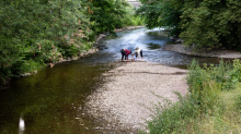 Thüringen: Niedrigwasser in der Schmalwasser-Talsperre mit Folgen