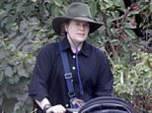 Locals' fury over child sex offender's 'involvement' in the search for missing four-year-old Gus Lamont - as the boy's mother is seen for the first time since the 'unbearable saga'