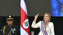 Rechtsgerichtete Präsidentin Fernández in Costa Rica vereidigt