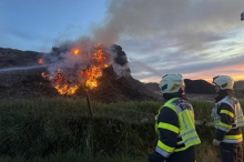 Kopfing: Kompostieranlage in Flammen – Ursache unklar