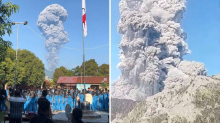 FOTO Vulkan i dalje erumpira, Indonezija traži tri planinara