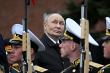 Putin ob dnevu zmage: Ruski vojaki se v Ukrajini borijo proti agresivni sili, ki jo podpira Nato