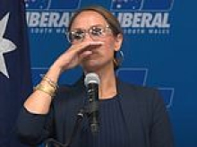 Liberal candidate tearfully accepts defeat in key election after party was smashed in humiliating loss over a seat they've held for 25 years
