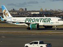 Horror as Frontier Airlines flight with 231 people onboard kills a pedestrian on runway during takeoff sparking slide evacuation