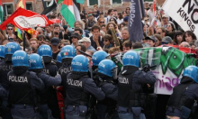 Kaos u Veneciji, Bijenale u plamenu: Štrajkovi, ružičasti dim i policijski kordoni