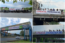 PRISTOJNA SRBIJA JOŠ JEDNOM POKAZALA SNAGU I ZAJEDNIŠTVO! Širom Beograda transparenti 