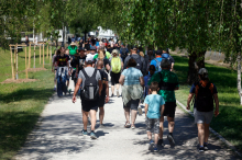 Na Pot ob žici se je v treh dneh podalo več kot 52.000 pohodnikov in tekačev