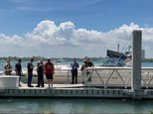 Fifteen people rushed to hospital after 'boat explosion' near Miami nudist beach