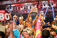 Darts in Graz: Viel Präzisionsarbeit, noch mehr Party-Stimmung