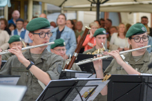 Habt acht!: Militärmusik spielte in der Wolfsberger Innenstadt auf