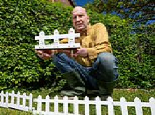 Ex-prison guard invents spike-lined tyre shredder to deter motorists after inconsiderate drivers ruined his grass verge