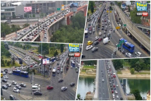 KRKLJANAC NA AUTOKOMANDI I BRANKOVOM MOSTU U SMERU ZA NOVI BEOGRAD: Ali situacija se menja iz minuta u minut, na Gazeli sada nema gužve (FOTO)