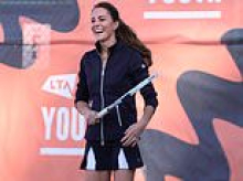 Kate reveals she plays padel with her parents Carole and Michael Middleton as she discusses 'world's fastest-growing sport' at garden party