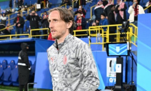 Atalanta je na San Siru razbijala Milan, onda je kamera pokazala Modrića na tribinama