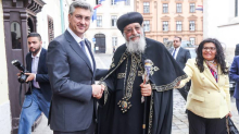 FOTO Plenković se sastao s koptskim papom: 'Potvrđeni su dobri odnosi Hrvatske i Egipta'