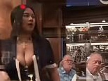 Violence erupted at Arkansas steakhouse shortly after woman in revealing outfit screamed: 'I have 40 million followers'