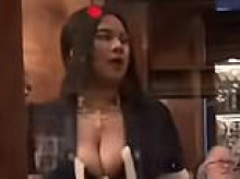 Shocking new allegation against internet star in risque dress filmed brawling at upscale Arkansas steakhouse after woman screamed about her '40 million followers'
