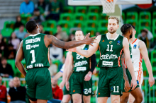 Cedevita Olimpija nocoj proti Crveni zvezdi za preživetje v Ligi ABA