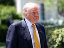 Trump humiliates reporters in explosive outburst as he heads on landmark China trip