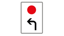 Theorieprüfung: Wissen Sie, wofür das Verkehrsschild mit dem roten Punkt steht?