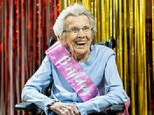 Woman celebrating her 105th birthday says secret to a long life is a 'good cup of tea with friends'