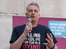Adverts encouraging people to back British farmers by buying beef and milk are banned after eco campaigner Chris Packham complains to watchdog