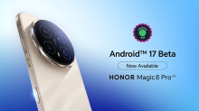 HONOR Magic8 Pro med prvimi s podporo za Android 17 Beta 3 za razvijalce