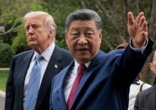 Trump: S Šijem si želiva, da Iran ne bi imel jedrskega orožja. Ši bo jeseni obiskal ZDA.