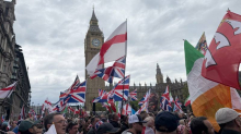 Oko 80 tisuća ljudi marširalo Londonom na propalestinskim i krajnje desnim prosvjedima