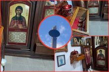NEVEROVATNA SCENA U SRPSKOJ SVETINJI! Dok su se molili nad moštima novomučenika, na krovu se pojavila... 