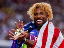 Olimpijski prvak Noah Lyles  zadovoljen z začetkom sezone