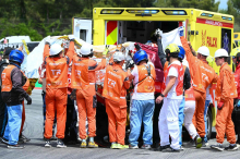MotoGP-Horrorsturz in Katalonien! Alex Marquez flog im Rennen wild ab