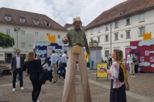 Diebstahl?: Graz erzählt... von einer Festival-Bank, die verschwunden ist: „Werden Anzeige erstatten“
