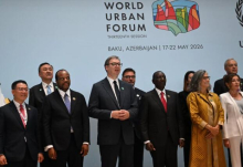 VUČIĆ STIGAO NA SVETSKI FORUM U BAKUU: 