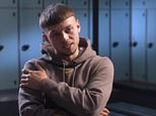 Footballer was a 'split second' from death after being stabbed by knifeman during train rampage