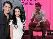 Justin Trudeau makes feminist compere squirm as he shares story about schoolgirls in skirts that were too short