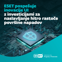 ESET s 40 milijoni evrov pospešuje razvoj kibernetske varnosti umetne inteligence