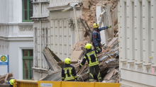 Großeinsatz: Hauseinsturz in Görlitz: 