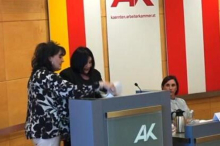 „Birgit, geh weg“: FPÖ-Kammerrätin wollte Kollegin vom Podium holen