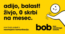 Brez vezave, brez zapletov, brez podražitev: bob predstavlja nove pakete