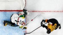 Eishockey-Weltmeisterschaft: Deutsche Eishockey-Nationalmannschaft gewinnt gegen Ungarn
