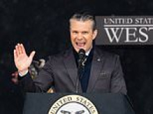 Pete Hegseth breaks out 'hilarious' Trump impression leaving West Point graduates in stitches... after president's furious phone call with defense chief