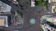 Demonstration in Serbien: Zehntausende bei Massenprotest in Belgrad