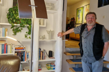 In diesem Refugium spinnt Wolfgang Scherz Ideen für ganze Filme