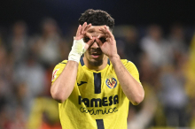 Oblak s klopi opazoval polom soigralcev proti Villarrealu